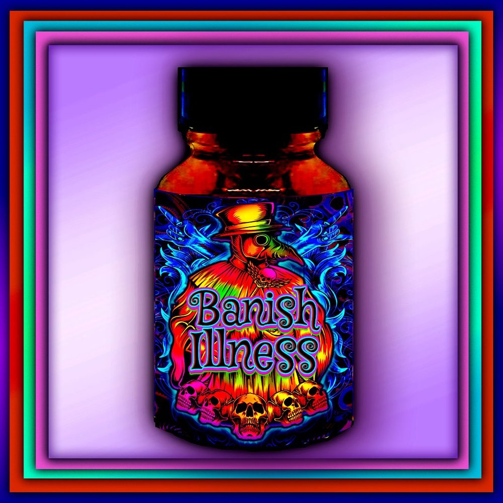 Banish Illness Ritual Oil, Witchcraft, Spell Oil, Healing Oil